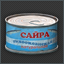 Банка консервированной сайры