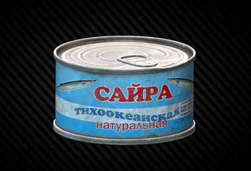 Банка консервированной сайры