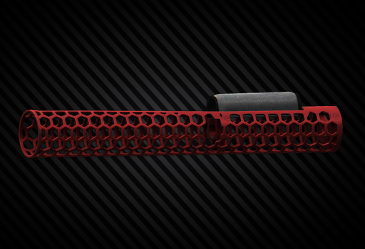 Цевье трубчатое Гексагон для АК (Anodized Red)
