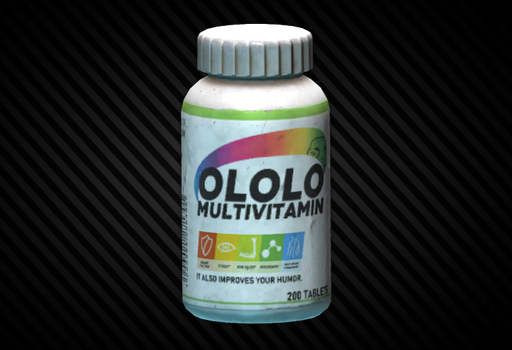 Банка с витаминами OLOLO