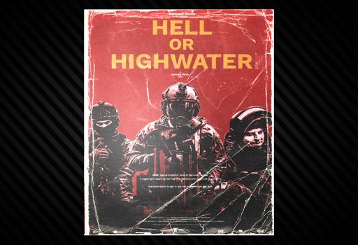 Плакат Hell or Highwater