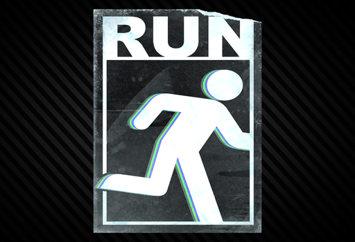 Плакат RUN