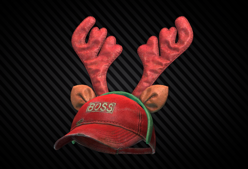 Hat with antlers