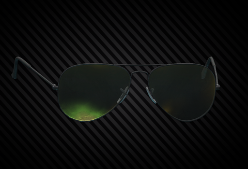 Очки RayBench "Aviator" с зелёными линзами