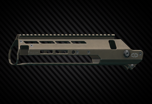 MDR BLK LBL ALX Bipod 20 handguard (FDE)