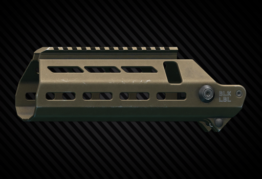 MDR BLK LBL ALX 16 handguard (FDE)