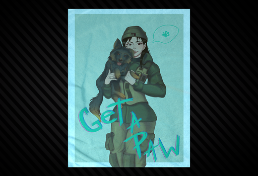 Плакат Get a Paw