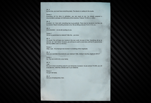 Transcript of conversation with Ms. A.