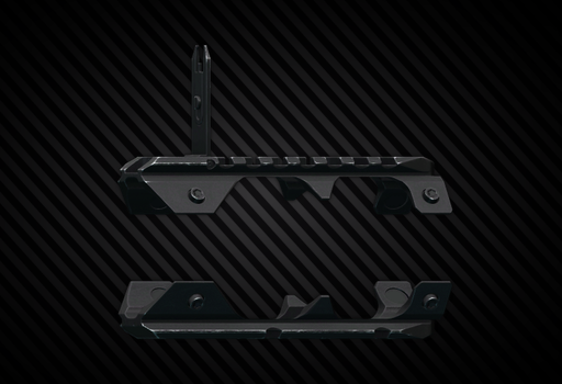 Крепление Strike Industries "Gridlok" со складной мушкой для AR-15 (Черное)