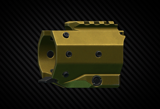 AR-15 Strike Industries GRIDLOK base (Yellow)