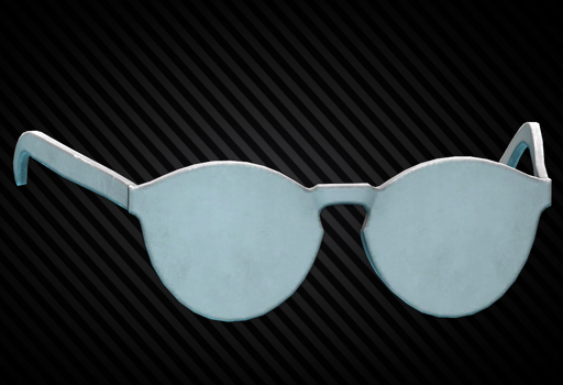Mirror glasses (White)