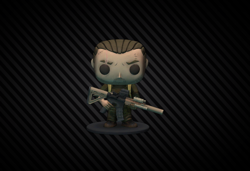 Hardened PMC figurine