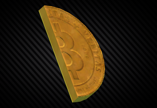 Right half of a Physical Bitcoin