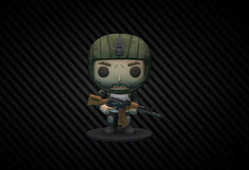 Walking Tank figurine