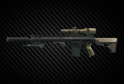 Knight's Armament Company SR-25 7.62x51 marksman rifle PM II 1-8