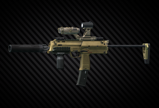 Пистолет-пулемет HK MP7A2 4.6x30 T-1